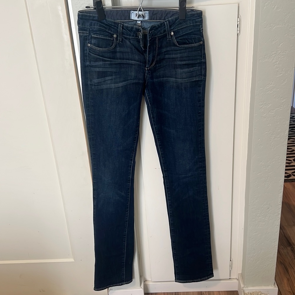 Used Paige Skylight Straight Jeans